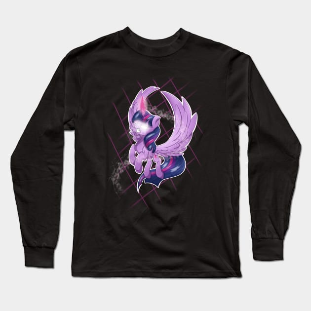 Twilight Sparkle Long Sleeve T-Shirt by Bratzoid